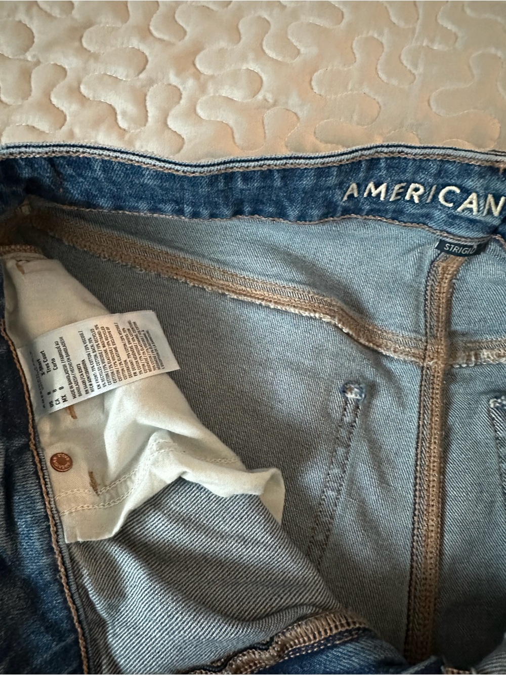 American Eagle Light Blue Strigid Mon Jean High Waist
